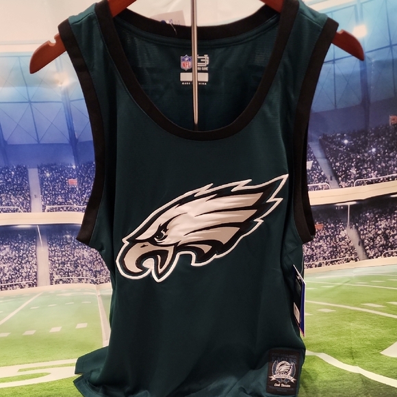 Ultra Game Other - NFL Philadelphia Eagles Midnight Green and Black Jersey Tank Top